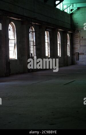 Zwischen 1839 und 1869 war Cockatoo Island ein Strafvollzugsanstalt, Sydney Harbour, NSW. Australien. Stockfoto