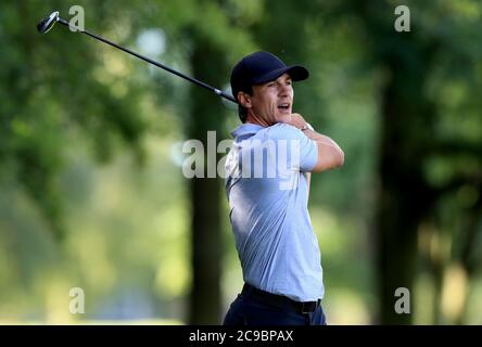 Dänemarks Thorbjorn Olesen während des Tages eines der Hero Open im Forest of Arden Marriott Hotel and Country Club, Birmingham. Stockfoto