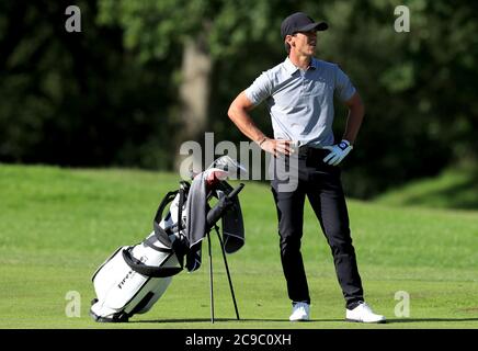 Dänemarks Thorbjorn Olesen während des Tages eines der Hero Open im Forest of Arden Marriott Hotel and Country Club, Birmingham. Stockfoto