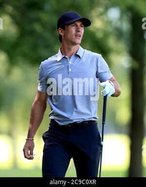 Dänemarks Thorbjorn Olesen während des Tages eines der Hero Open im Forest of Arden Marriott Hotel and Country Club, Birmingham. Stockfoto