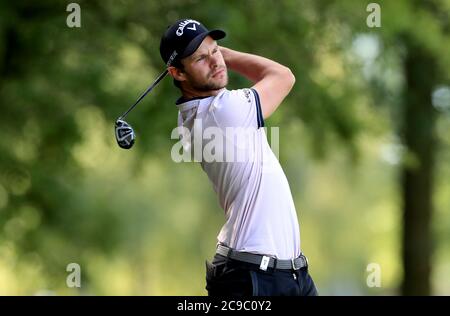 Der belgische Thomas Detry am Tag eins der Hero Open im Forest of Arden Marriott Hotel and Country Club, Birmingham. Stockfoto