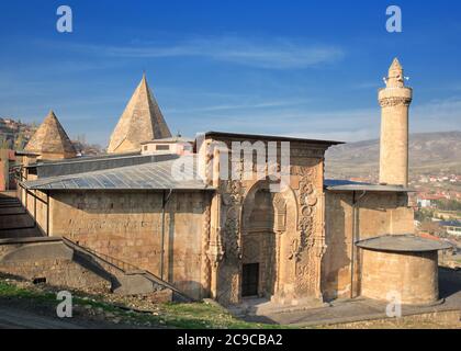 Divrigi große Moschee, wurde im 13. Jahrhundert Mengujeks Periode gebaut. Die Moschee steht auf der UNESCO-Liste des Weltkulturerbes. Sivas, Türkei. Stockfoto