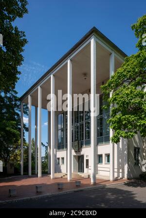 Bonn, Regierungsviertel (Bundesviertel, Parlamentsviertel), Gebäude des Bundesministeriums für das Post- und Fernmeldewesen, 1953-1954 von Josef Trimb Stockfoto