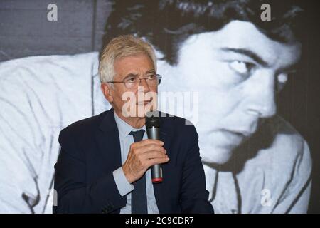 Mailand, Italien. Juli 2020. Mailand, Italien die Milanesiana die Farben der Stadt 3 Rosso Carnation mit Stefania Craxi, Claudio Martelli auf dem Foto: Claudio Martelli Kredit: Unabhängige Fotoagentur/Alamy Live News Stockfoto