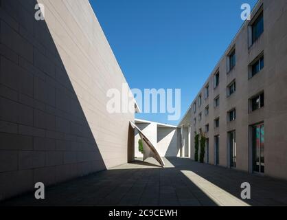 Bonn, Museumsmeile, Kunstmuseum Bonn, 1992 von Axel Schultes erbaut Stockfoto