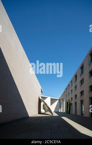 Bonn, Museumsmeile, Kunstmuseum Bonn, 1992 von Axel Schultes erbaut Stockfoto