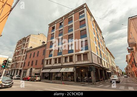 Ein Gebäude in Ferrara Stockfoto