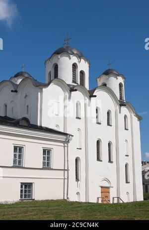 St. Nikolaus Kathedrale, Jaroslav Hof. Nowgorod der große. Russland Stockfoto