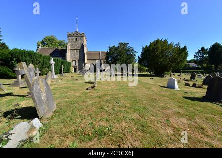 Warnham Kirche in Warnham, West Sussex. Stockfoto