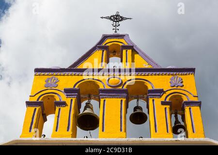 Batopilas, Chihuahua, Mexiko. Batopilas Kirche, Parroquia de Nuestra Senora del Carmen. Stockfoto