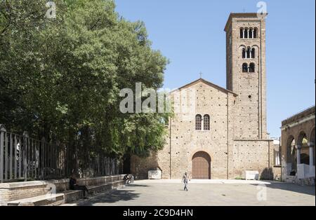 Ravenna, Italien. 28. Juli 2020.EIN Blick auf die Basilika des Heiligen Franziskus Stockfoto
