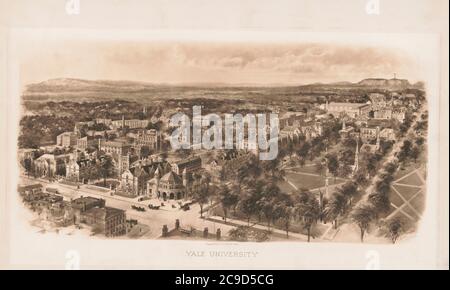 Yale University, Tiefdruck, F.D. Nichols Company, 1906 Stockfoto