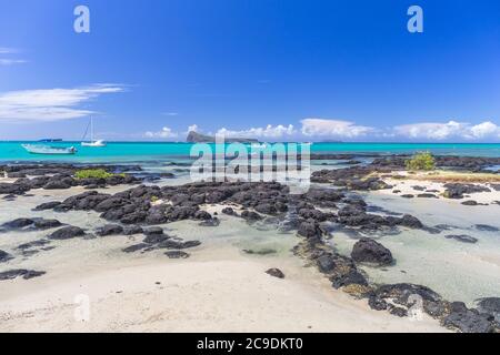 Kirche Notre Dame Auxiliatrice am Cap Malheureux. Mauritius Stockfoto