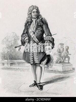 PHILIPPE II., Herzog von Orléans (1674-1723), Mitglied der französischen Königsfamilie Stockfoto