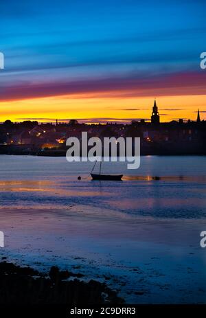 Berwick nach Tweed. Während die Border Wars Berwick Hände dreizehnmal vor endlich fallen nach England im Jahre 1482 ausgetauscht. Etwas außerhalb der Stadt in Stockfoto