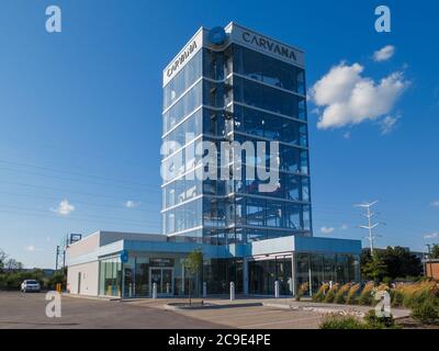 Carvana benutzte Automat. Oak Brook, Illinois. Stockfoto