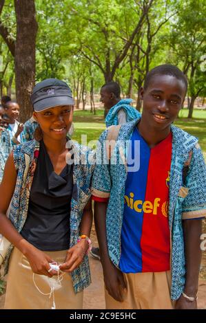 Jugendliche Studenten in Bamako, der Hauptstadt und größten Stadt Malis. Stockfoto