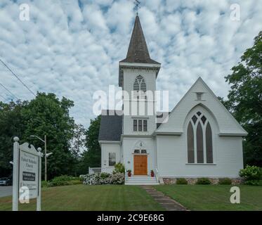 United Methodist Church in West Falmouth Cape Cod Massachusetts Stockfoto
