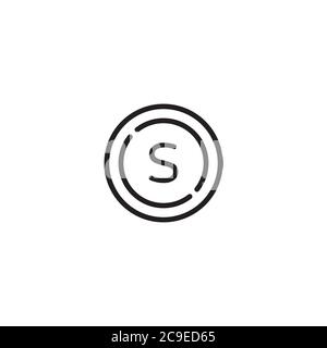 Letter S Logo / Icon Design Stock Vektor