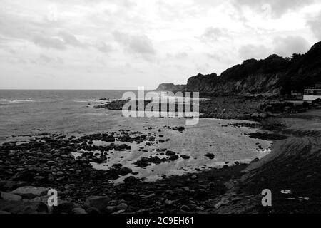 Steephill Cove Isle Of Wight Stockfoto