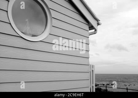 Der Leuchtturm in Steephill Cove Isle of Wight Stockfoto