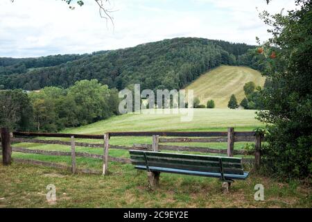 The survey in Ruhrgebiet and the nearn Umfeld wandernd ercunden. Stockfoto