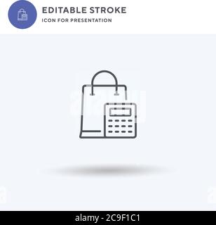 Lager Symbol Vektor, gefüllt flache Zeichen, solide Piktogramm isoliert auf weiß, Logo-Illustration. Lagersymbol für Präsentation. Stock Vektor