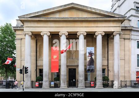 Canada House, High Commission of Canada in Großbritannien, Außenansicht, Trafalgar Square, London, England, Großbritannien Stockfoto