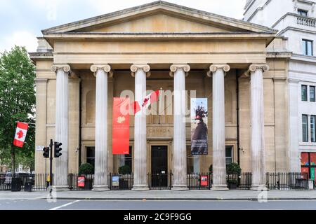 Canada House, High Commission of Canada in Großbritannien, Außenansicht, Trafalgar Square, London, England, Großbritannien Stockfoto