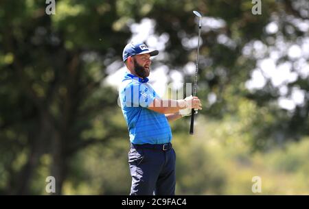 Andy Sullivan aus England beim zweiten Tag der Hero Open im Forest of Arden Marriott Hotel and Country Club, Birmingham. Stockfoto