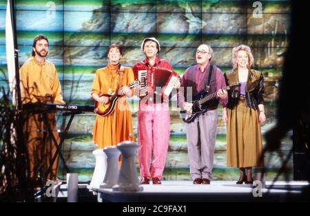 Lieder so schön wie der Norden, Folkloremusiksendung, Deutschland 1990, Sendung vom 8. März 1990, Gaststar: Gruppe Godewind Stockfoto