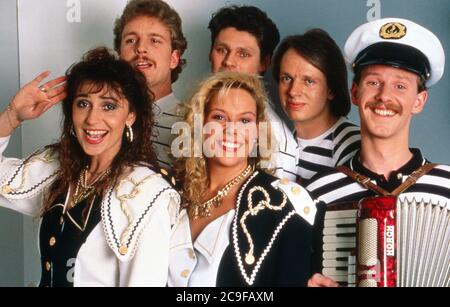 Lieder so schön wie der Norden, Folkloremusiksendung, Deutschland 1990, Sendung vom 8. März 1990, Gaststar: Gruppe ? Stockfoto