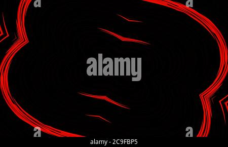 Rote Farbe hervorgehoben Raster Muster digitale Grafik auf einzigartige Textur Rahmen. Stockfoto