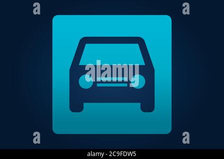 Car Icon, Car Vector Design, Illustration Eps 10 Stock Vektor