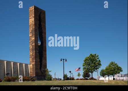 Tear Tower Memorial in Bayonne, NJ Stockfoto