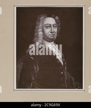 Jacobite Breitseite - Charles Radcliff, 4. Earl of DERWENTWATER (1693- 1746). Stockfoto