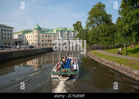 Geführte Bootstour in Göteborg, Schweden Stockfoto