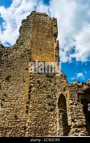 Sherborne Old Castle in Dorset. Ein gut erhaltenes englisches Erbe. Stockfoto