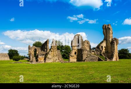 Sherborne Old Castle in Dorset. Ein gut erhaltenes englisches Erbe. Stockfoto