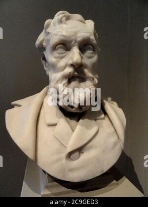 J. B. van Berckelaer von Auguste Rodin, Modell 1874, geschnitzt 1875, Marmor Stockfoto