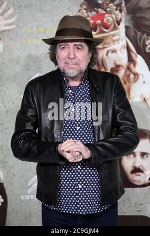 Joaquin Sabina besucht die Filmpremiere von Tiempo Despues im Capitol Kino in Madrid, Spanien. Dezember 20, 2018. (ALTERPHOTOS/A. Perez Meca) NortePhoto.com Stockfoto