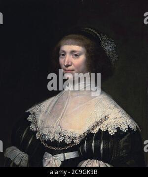 Jan Anthonisz. Van Ravesteyn - Portrait einer Dame. Stockfoto