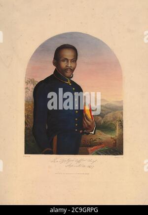 Jan Tzatzoe Kaffer Chief (BM 1878,0112.114). Stockfoto