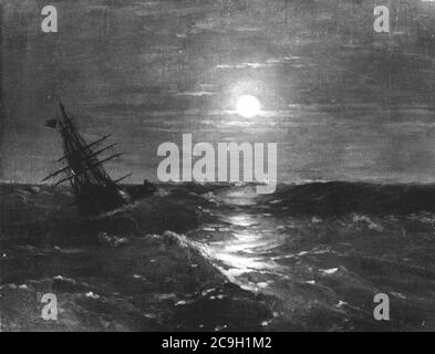 Ivan Konstantinovic Ajvazovskij 1817-1900 - Mehr. Stockfoto