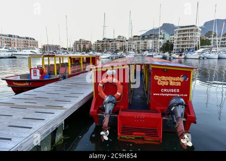 Kapstadt City Sightseeing Cruises an der Victoria & Alfred Waterfront, Western Cape, Südafrika Stockfoto