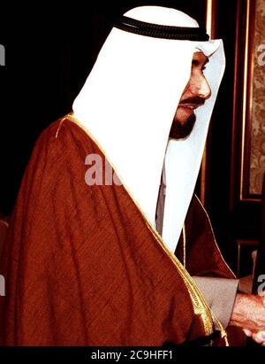 Jabir al-Ahmad al-Jabir al-Sabah 1998 (beschnitten). Stockfoto