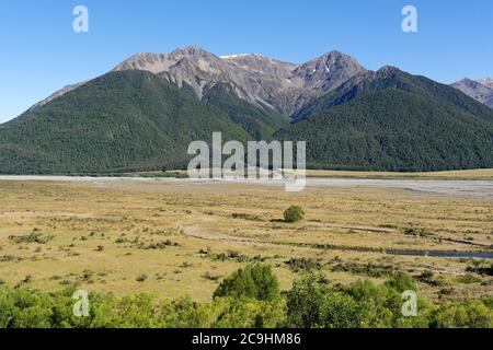 Arthur's Pass National Park in der Canterbury Region von Neuseeland Stockfoto