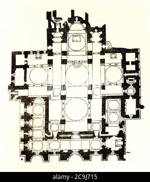 Jahrbuch MZK Band 03 - Gewölsystem - Abb. 11 Marcuskirche Venedig. Stockfoto