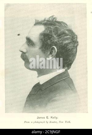 James E. Kelly von Munsey's Magazine Januar 1896. Stockfoto