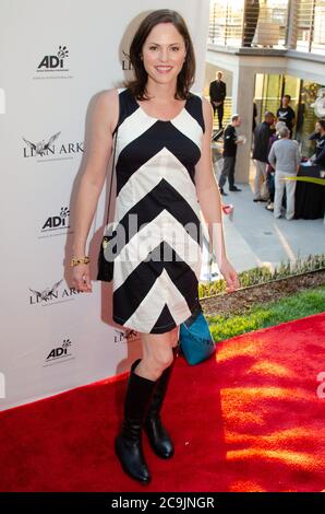 13. Oktober 2012, Hollywood, Kalifornien, USA: Jorja Fox nimmt an der Animal Defenders International Gala ''Lion Ark Night' Teil (Foto: © Billy Bennight/ZUMA Wire) Stockfoto